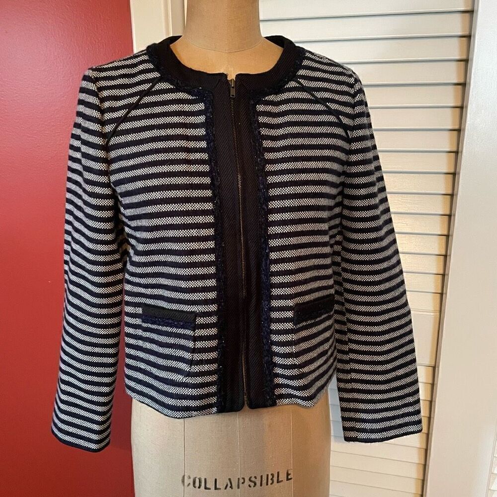 J CREW | classy navy suit jacket 2 NWT